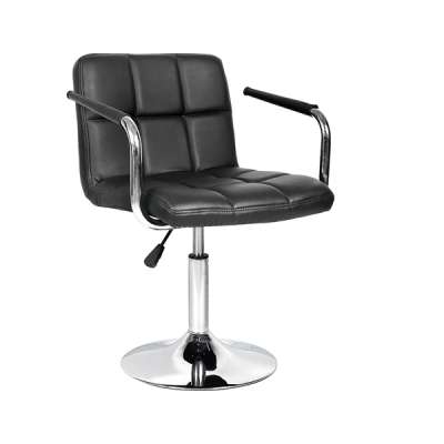 Low Price Fashionable Modern Dining Leather Bar High Chair for Table