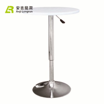 2018 Hot sale cheap high quality lounge furniture height adjustable MDF bar table