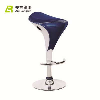 High Quality Counter height metal base abs plastic home bar stools for sale