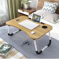 New design cheap Folding table foldable laptop table with tea cup